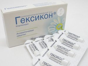 Перерыв в лечении свечи Гексикон