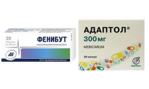 Заменить просто можно фенибут на адаптол если фенибут просила 7 дней