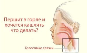 Першит часто горло, в положении лежа перед сном