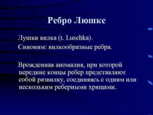 Ребро Люшко