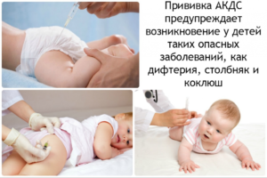 Третья прививка Акдс